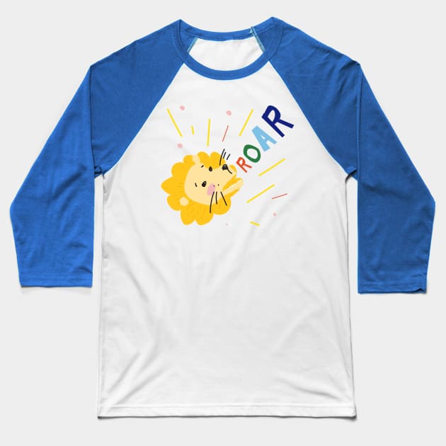 Roar Baseball T-Shirt by philippovaart